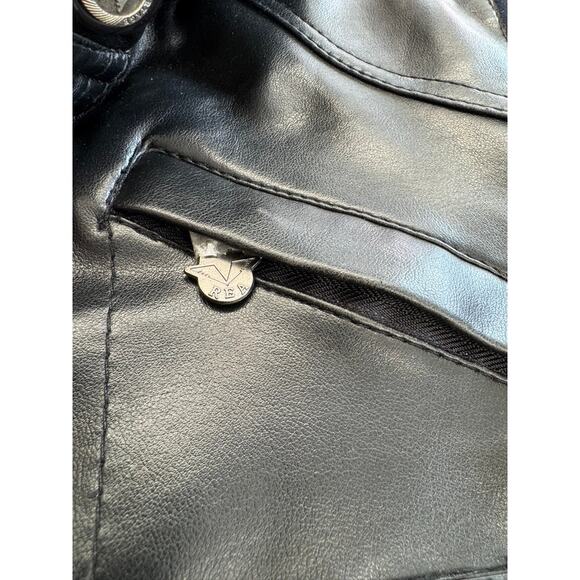 NEW "REPORTAGE" Leather Jacket, Made in Italy, Womens,Biker,Goth,FINAL SALE!!!! - Picture 9 of 16